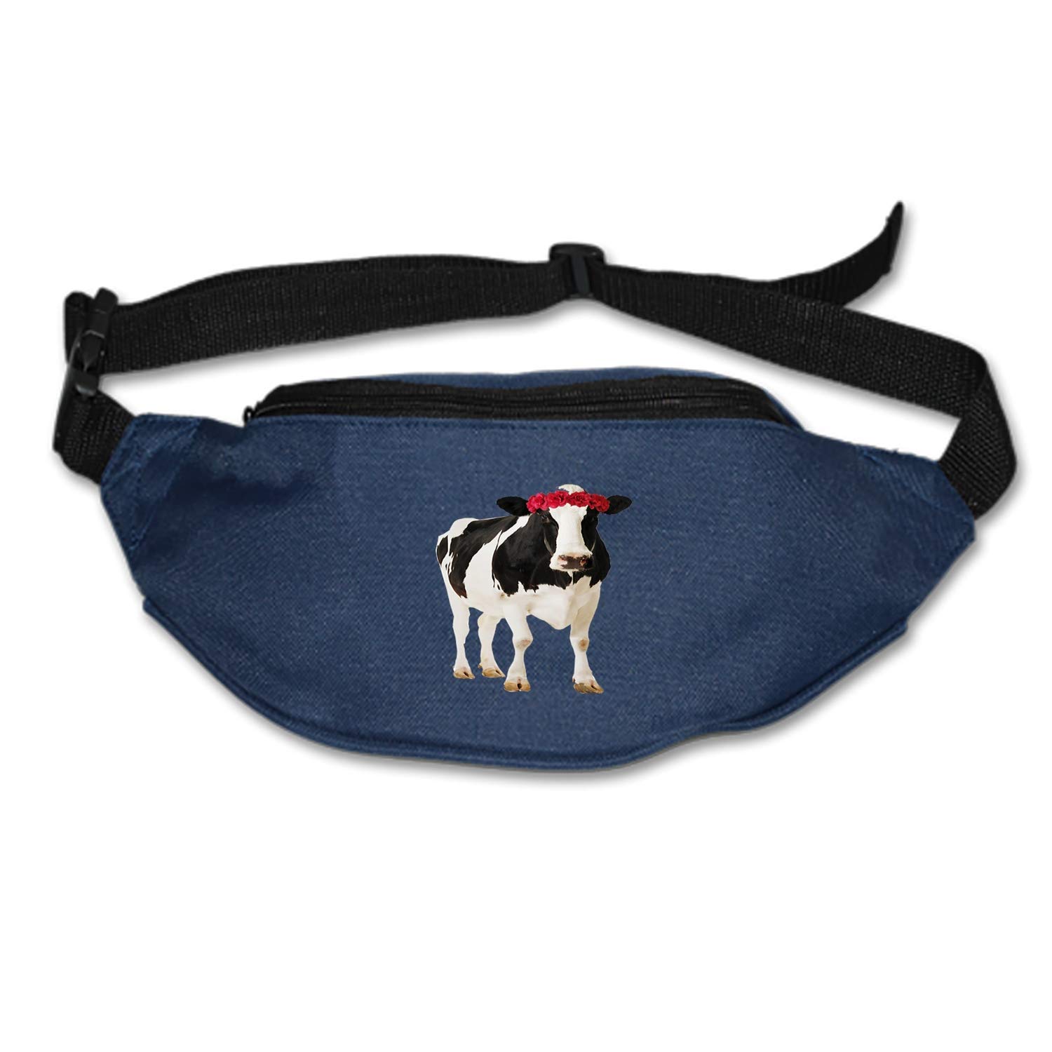 cow print fanny pack