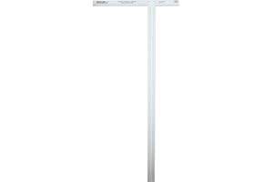 Johnson Level & Tool JTS1200 Aluminum Metric Drywall T-Square, 1200mm, Silver, 1 Square