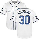 Youth Baseball Jersey 30 Stitched The Sandlot Benny The Jet Rodriguez Movie Boy's Baseball Jersey Gift for Kids