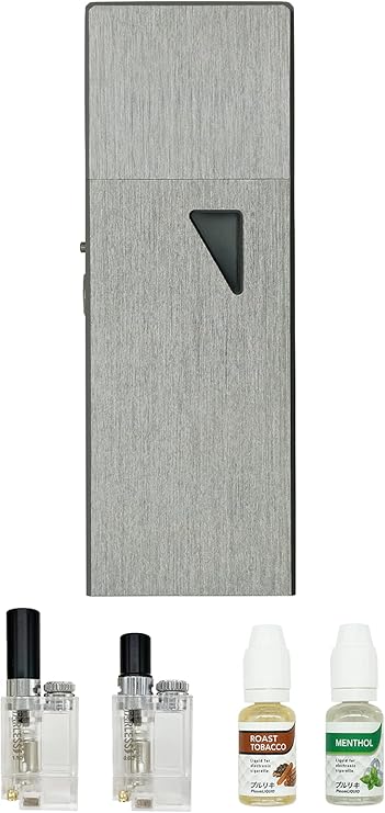Amazon Tarless Plus ターレスプラス スターターキット 電子タバコ 加熱式タバコ たばこ Vape リキッド2本付きスターターキット ブラッシュシルバー Tarless 電子たばこ