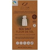 Jelina Chocolatier, Bar Chocolate Dark Fleur De Sel Organic, 3.52 Ounce