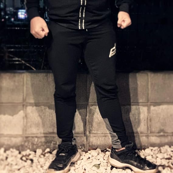 Amazon Faceless Pants ジョガーパンツ メンズ トレーニング ジム フィットネス パンツ 綿 ジャージ スリム 細身 無地 Xl 黒 ジャージボトム 通販