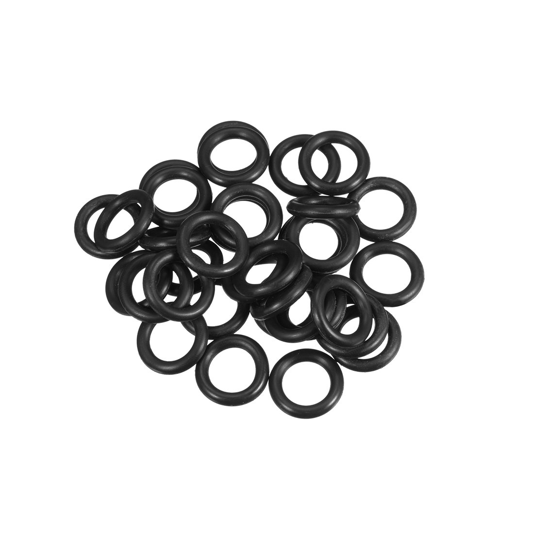 sourcingmap Nitrile Rubber O-Rings 15mm OD 8.8mm ID 3.1mm Width, Metric Sealing Gasket, Pack of 50