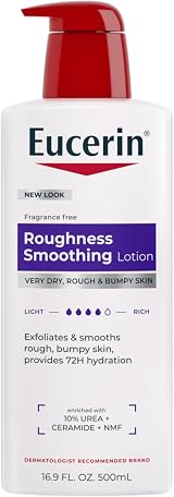 Eucerin Roughness Relief Lotion 16.9 fl oz Fragrance Free Urea Dermatologist
