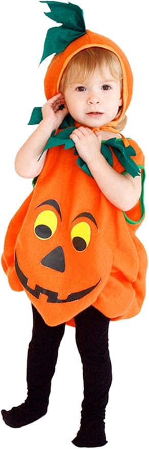Deguisement Petite Citrouille Bebe Costume Halloween Cosplay Enfant Fille Garcon Carnaval 2 3 Ans Amazon Fr Bebes Puericulture