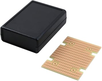 BusBoard Prototype Systems KIT-1593L Caja + PCB, de ABS Negro ...