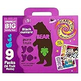 Bear Fruit Yoyos Blackcurrant Family Pack - 9 x 20g