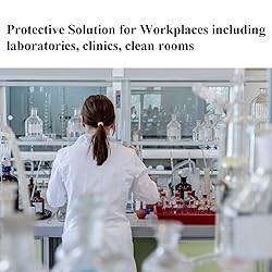 Cleaing Pack of 10 Disposable Lab Coats for Adult