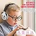EINSKEY Kids Headphones with Panda Bear, Stainless Steel Adjustable Headband, Food-Grade Silicone Skin, Volume Limited Wired On-Ear Headset for Children Boys & Girls