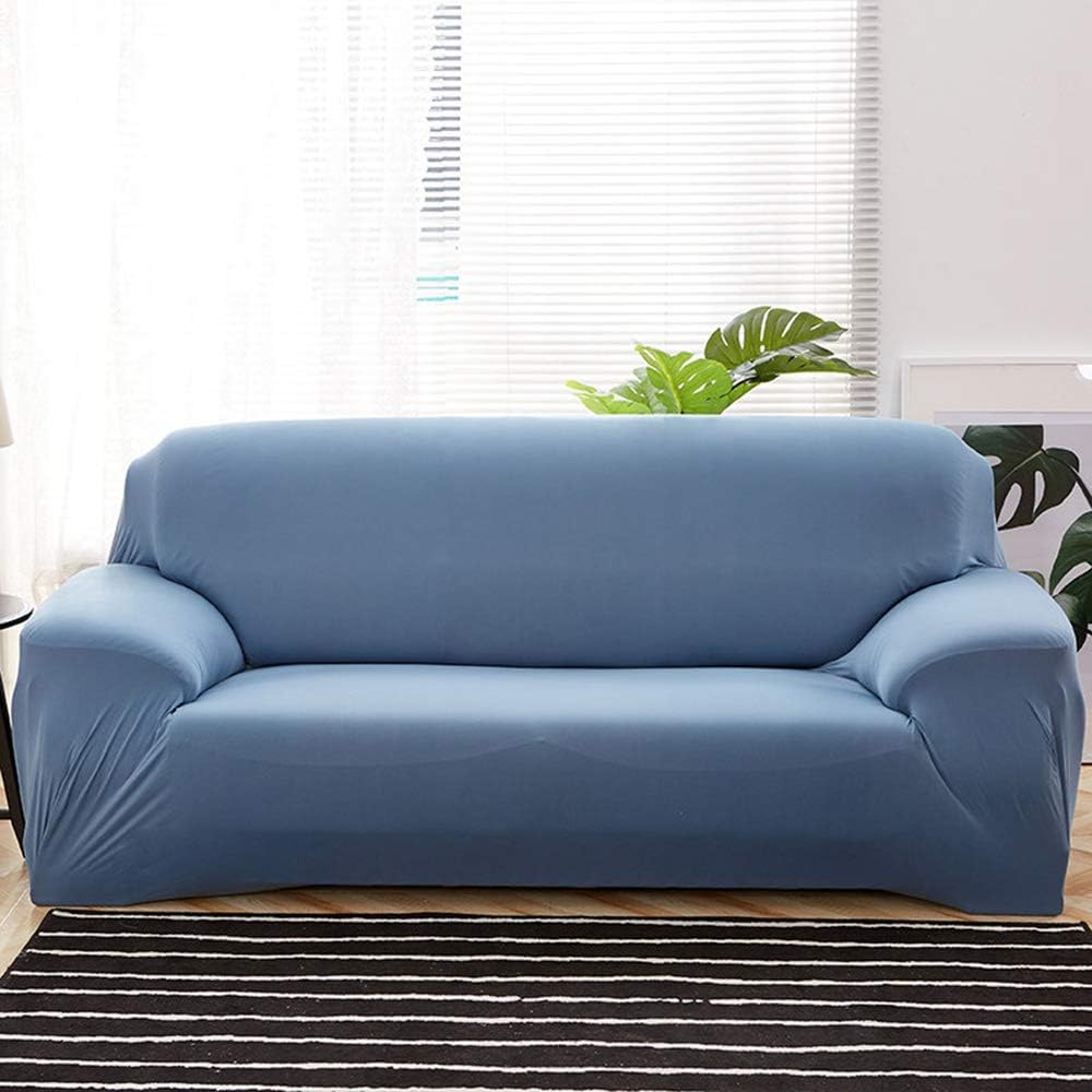 ngmz funda de sofa sofa esquinero funda protectora fundas de muebles elasticas color elastico para sala de estar azul 1 asiento