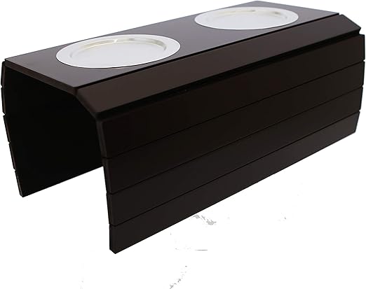 Sofa Arm Tray Table With 2 Cup Holders Elegant Model And Design Kitchen Storage Organization Accessories