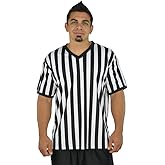 Mens Referee Shirts | V-Neck Style | Perfect Ref Shirt for Officials, Bars, More