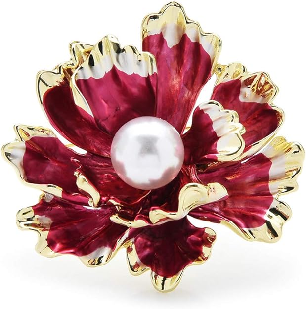 6 Spille Con Perle E Cristalli - Accessori Eleganti Per Maglioni, Sciarpe, Abiti Da Cerimonia - Foto 9