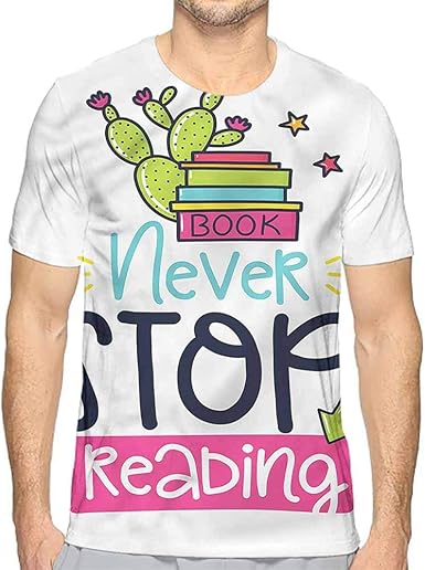 Amazon Com Comfort Colors T Shirt Book Vivid Cactus And Stars T