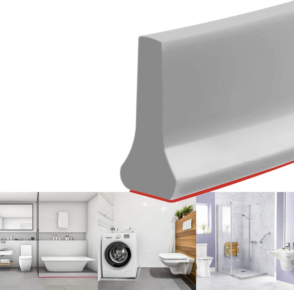 Silicona Flexible tira impermeable, Umbral ducha del agua de la presa