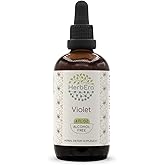 Violet B120 Alcohol-Free Herbal Extract Tincture, Concentrated Liquid Drops Natural Violet (Viola Tricolor) (4 fl oz)