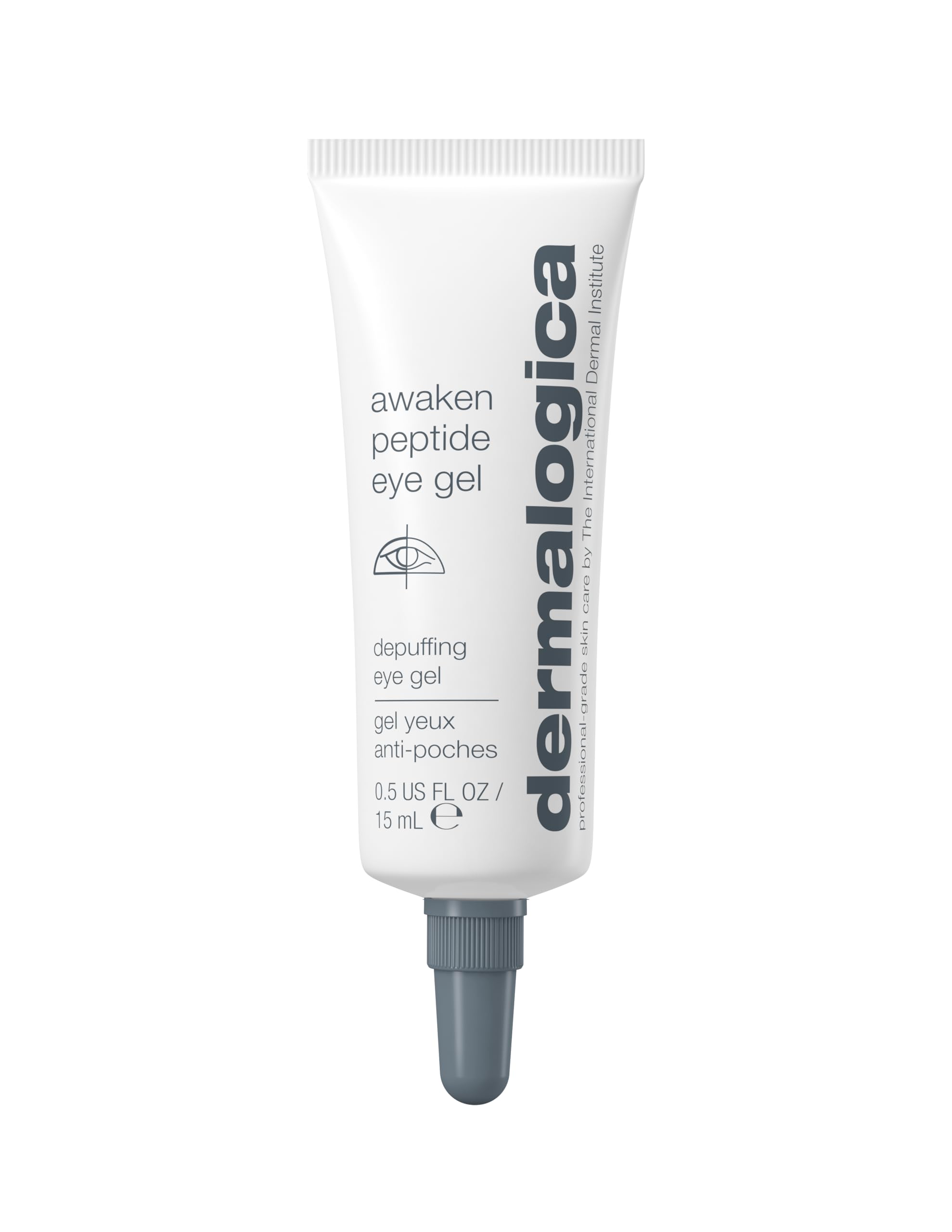 Dermalogica Awaken Peptide Depuffing Eye Gel - Firms, Hydrates, & Depuffs Around the Eye Skin Area, Minimizes the Appearance of Fine Lines & Wrinkles, Reduces Puffiness, For All Skin Types, 15ml