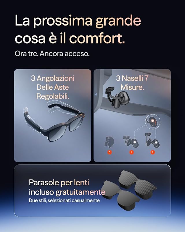 Pro 2 Occhiali XR/AR – UltraClarity 3.0 120 Hz, 1600 nits, 50° FOV — foto 6 di 8