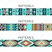 CollarDirect Nylon Dog Collar with Buckle Tribal Pattern Puppy Adjustable Collars for Dogs Small Medium Large (Pattern 2, Neck Fit 14″-18″)thumb 1