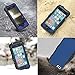 ZVE iPhone 5S Case, iPhone SE 5S Waterproof Case -Dark blue