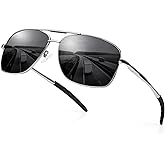 URUMQI Polarized Aviator Sunglasses for Men Women, UV400 Protection Lens, Ultra Lightweight Pilot Sun Glasses