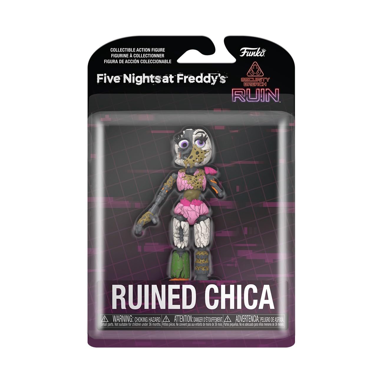 Funko Action Figure: Five Nights At Freddy's: RUIN - Chica the Chicken - FNAF - Collectable Toy - Gift Idea - Official Merchandise - for Boys, Girls, Kids & Adults - Video Games Fans