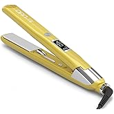 DAN Technology Ion Flat Iron Hair Straightener and Curler 2 in 1, 1 Inch Hair Straightener with Heat Up Quickly & Auto Shut-Off, 11 Adjustable Temp Dual Voltage Hair Styling Tools for All Hair Types