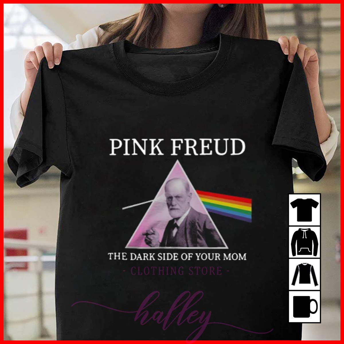 Original Pink-freud The Dark Side Of Your Mom T-shirt, , , Tank Top