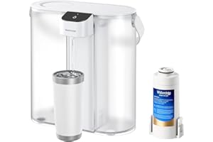 Waterdrop Compact Electric Water Filter Pitcher, 200-Gallon Rechargeable Instant Powerful Dispenser, NSF/ANSI 42&53&401, Reduce PFAS, Lead, Chlorine, 14-Cup, White, with 1 Filter, Does not Lower TDS