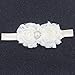 Baby Girl Flower Headband and Hair Accessories - Floral Headpiece with Bows for Newborn and Infant Girls
