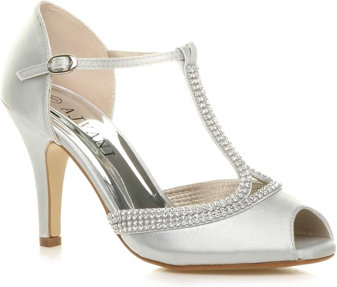 silver high sandals uk