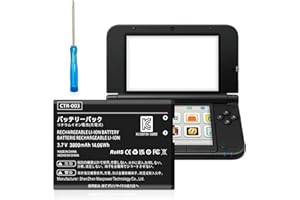 RRUHHK CTR-003 Battery, for Nintendo 3DS 2DS Game Console, 3800mAh New Upgrade High Capacity Battery Replacement for Nintendo Old 3DS, 2DS, 2DS XL with Repair Tool Kit (Not for New 3DS, 3DS XL)