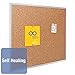 Quartet Cork Board, Bulletin Board, 6' x 4' Corkboard, Aluminum Frame, Silver (2307)