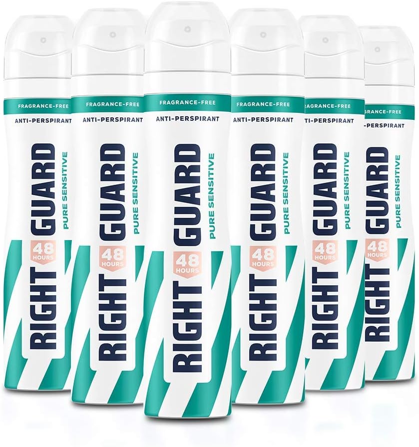 Right Guard Women Total Defence 5 Anti-Perspirant Spray 6 x 250 ml