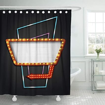 Amazon Com Kjong Decorative Arrows Bathroom Shower Curtains 72x78