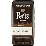 Peet's Coffee, French Roast - Dark Roast Whole Bean Coffee - 12 Ounce Bag