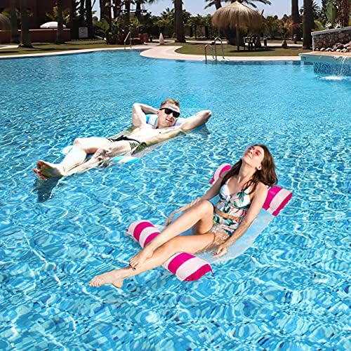 4-in-1 Pool Float For Adults - Water Hammock, Saddle, Lounger & Drifter All In One