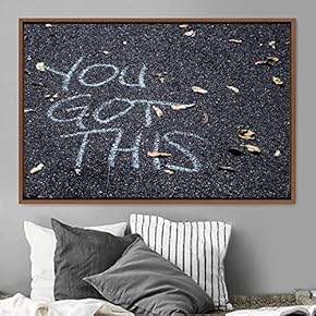 signwin Framed Canvas Wall Art Pressed Quotes 3D...