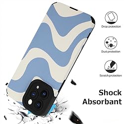 Wlxee Compatible iPhone 11 Pro Max 6.7 "2019 Wave