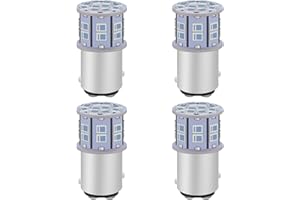 LEDYOTRY 1157 LED Bulb Red for Tail Lights Brake Lights, Super Bright 2357 2057 7528 BAY15D P21/5W LED Bulbs Replacement for Brake Stop Tail Light, Pack of 4