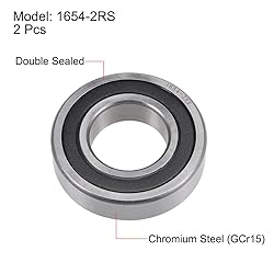 uxcell 1654-2RS Deep Groove Ball Bearings Z2 1-1/4