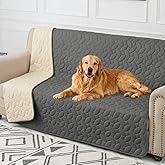 Ameritex Pet Bed Cover Dog Bed Blanket for Sofa and Furniture Waterproof New Pattern Design (52x82 Inch, Dark Grey)