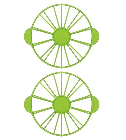 Tortenteiler / Kuchenteiler, Küchenhilfe zum Schneiden von 10 / 12 gleichen Tortenstücken, Portionierer, 2 Seiten, 1 Seite zu