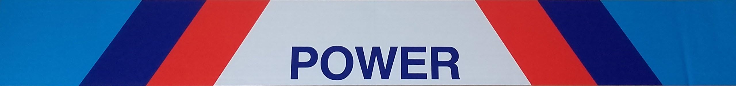 Front Window Sticker M Power 135 x 15 cm