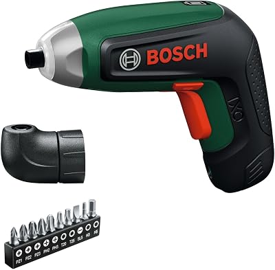IXO8 Cacciavite a batteria (incl. adattatore angolare, set di 10 bit e batteria, in scatola di cartone)