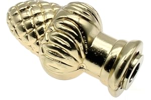 OZXNO 1pcs SolidLamp Finial Brass Lamp Finial Cap Knob Lamp Decoration for Lamp Shade/Tiffany Style Lamp(Gold)