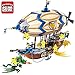 Enlighten Castle War of Glory Knights Hawk Balloon Ship Vessel Glory 5 Figures 669pcs Educational Bricks Toy Boy Gift - Without Original Box