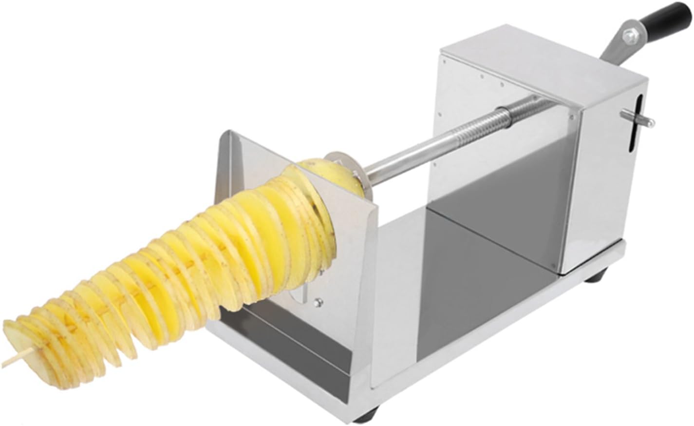 Manual Stainless Steel Twisted Potato Slicer French Fry Vegetable Cutter Spiral for Home Use or at a Restaurant