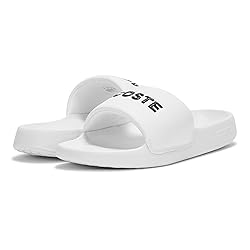Lacoste Women's Serve Slide, White, 8