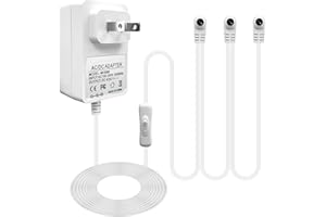 LaWana Listed AC Adapter Replacement for Lemax Lighted Accessory # 74254 74707 84428 44242 94565 94566 94527 74706 94563 74295 94564 Christmas Village Spooky Town 4.5VDC Power